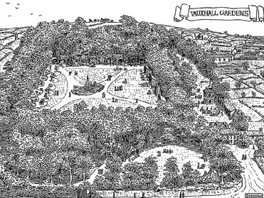 Birmingham - Royal Vauxhall Gardens : Image credit Lost Wolverhampton